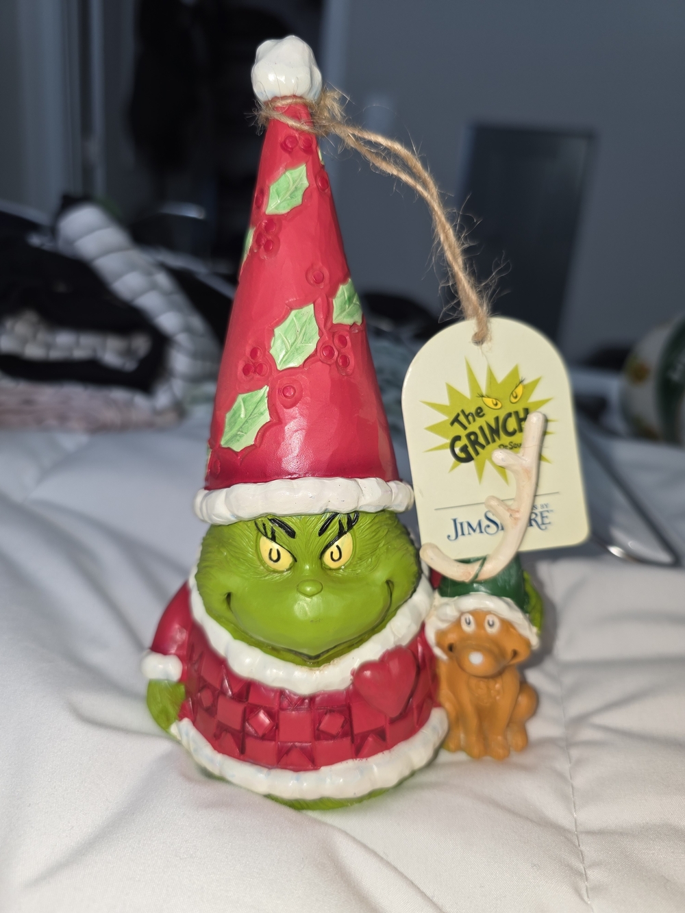 Jim Shore The Grinch Red & Green Holiday Ornament NWB
